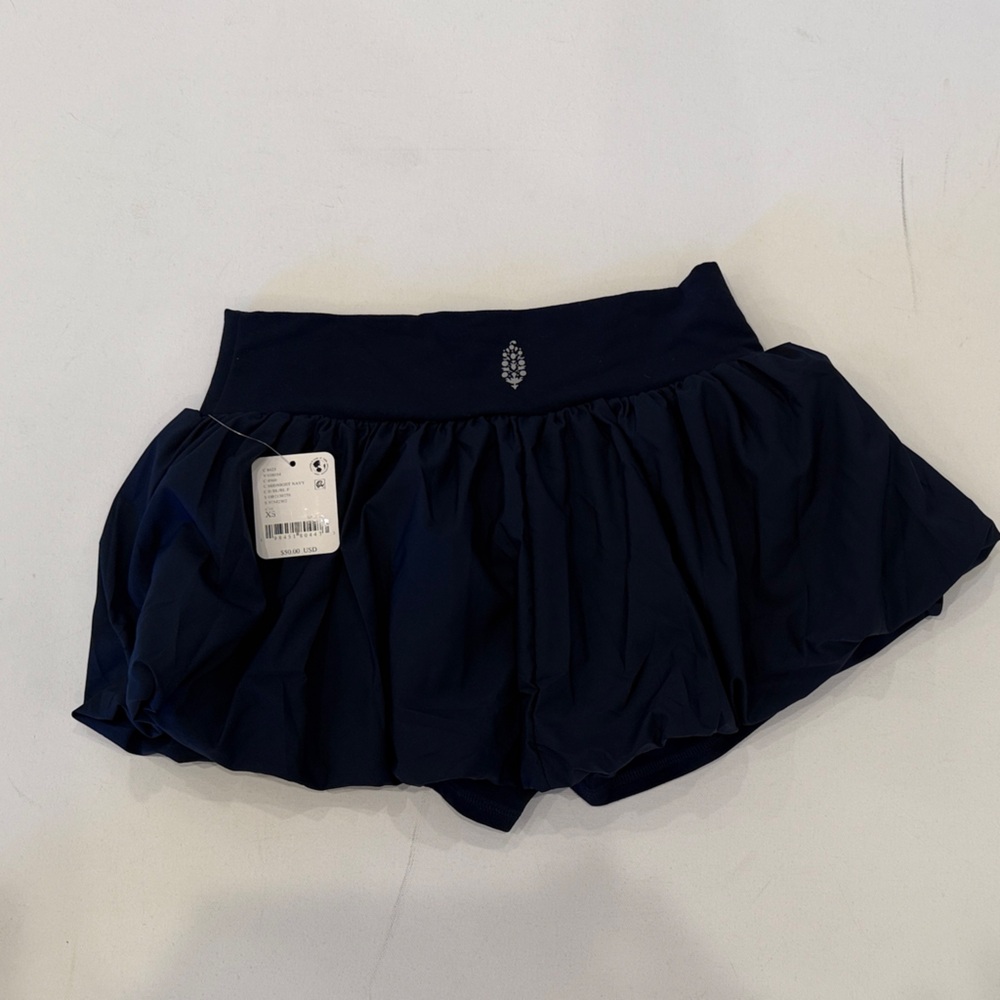 Free People Dark Blue Athletic Shorts